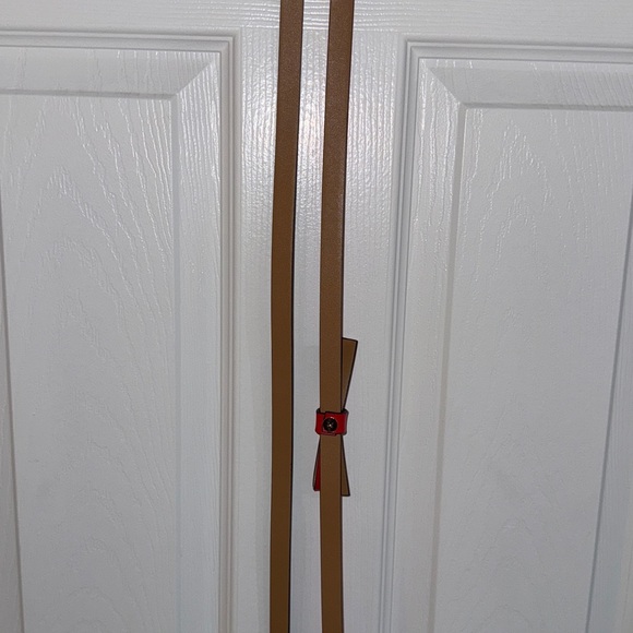 kate spade Red and Black Slim Belts
